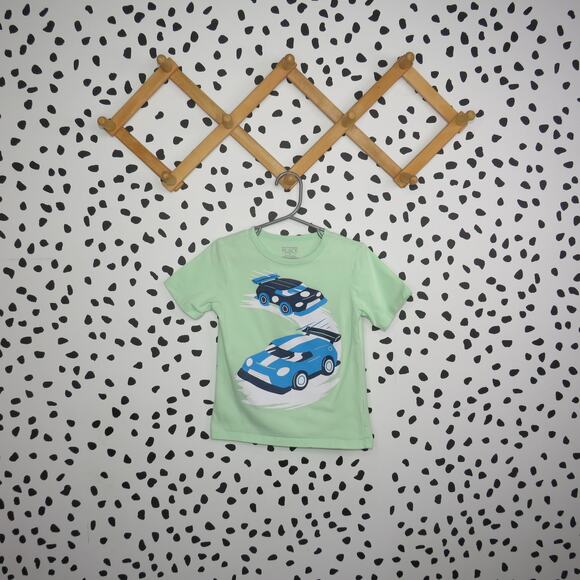 The Children’s Place Green Race Car Toddler Graphic T-Shirt - Picture 1 of 6